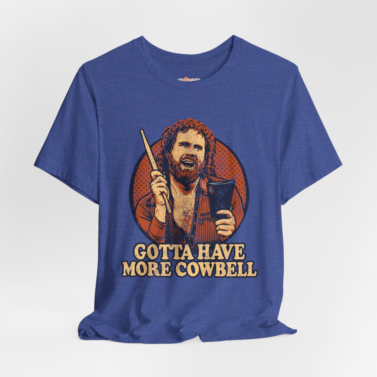 Cowbell Fan Tee, Will Ferrell SNL Shirt, Unisex Graphic T-Shirt, Funny Music Lover Top, Gift for Comedy Fan, Jersey Tee