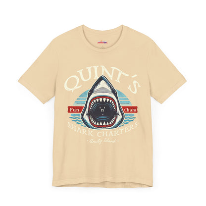 QUINT'S Shark Charters Tee V1 - Essential Oceanic Gear