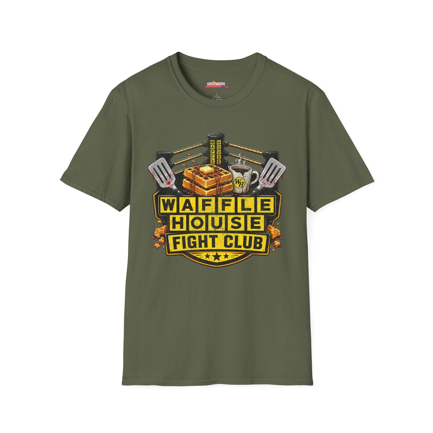 Waffle House Fight Club T-Shirt | Fun Restaurant Tee