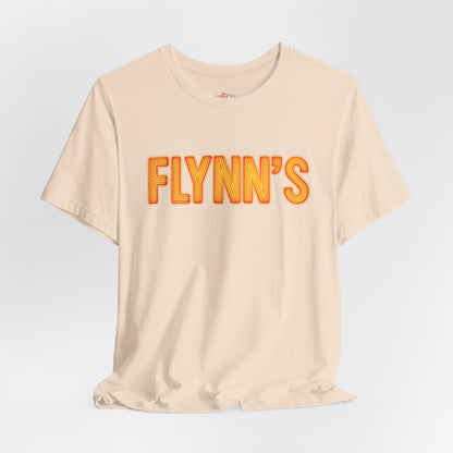 TRON Inspired Flynn's Arcade Unisex Tee, Double Sided, Identity Disc, Classic 80s Movie Fan Top, Geek Clothing, Vintage Gaming