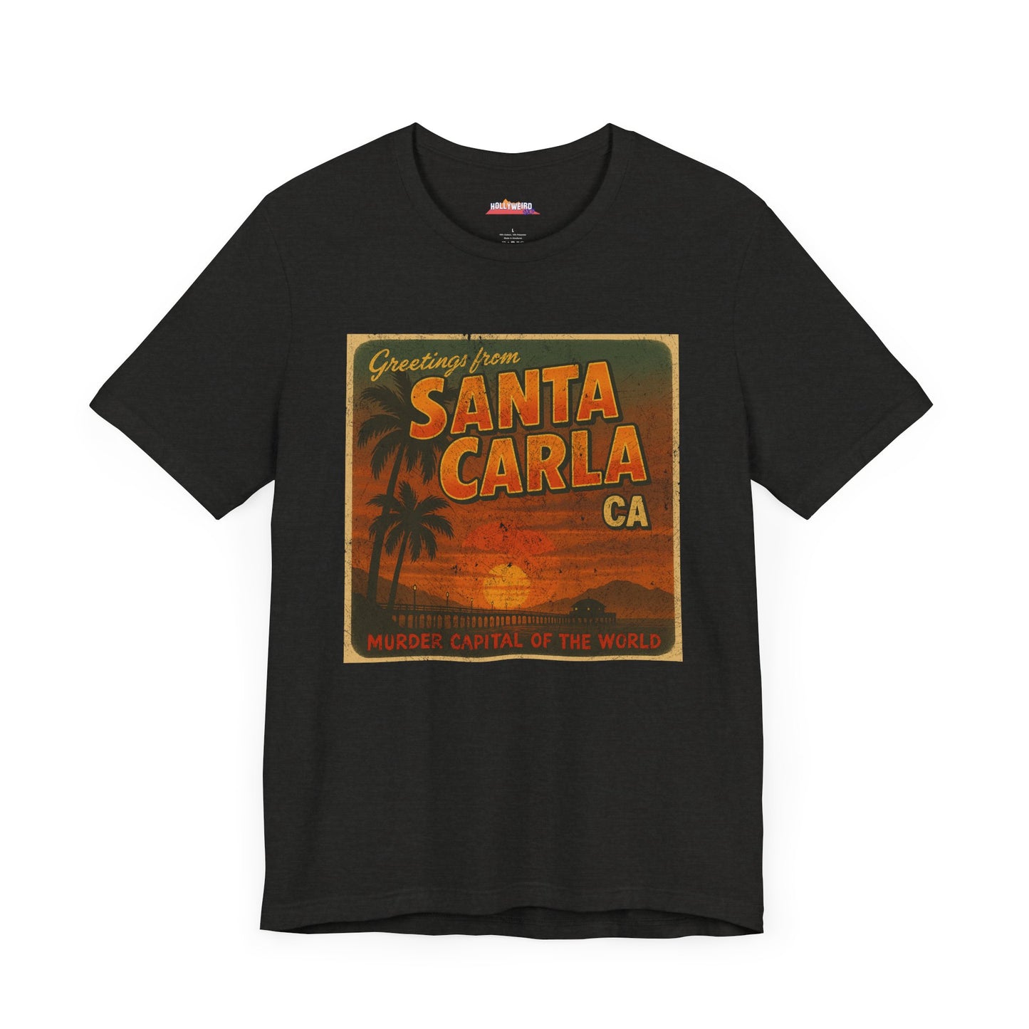 Santa Carla CA Lost Boys Inspired Unisex Tee, Vampire Movie Fan Shirt, Retro 80s Halloween Costume, Horror Movie Lover Gift, Alternative