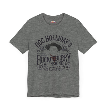 Doc Holliday's Huckleberry Moonshine T-Shirt - Unique Find