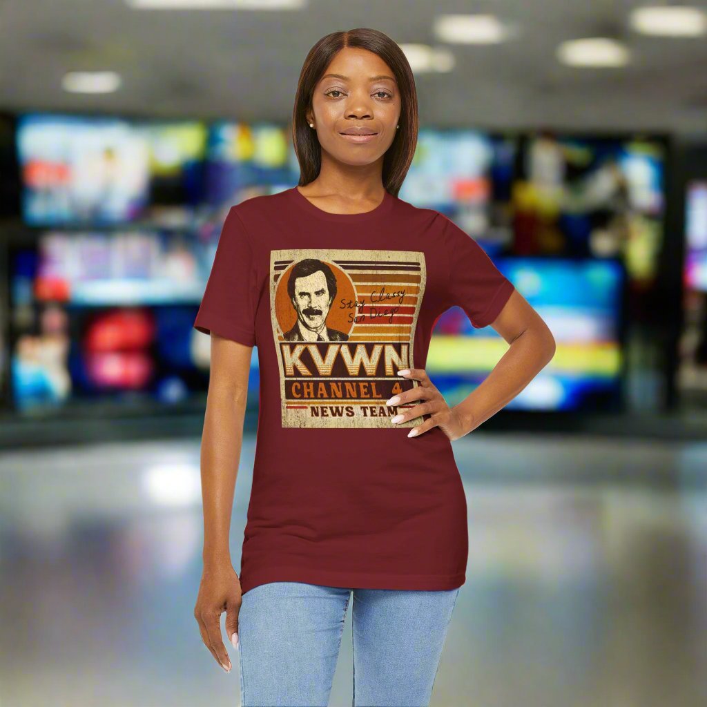 KVWN Channel 4 News Team T-Shirt