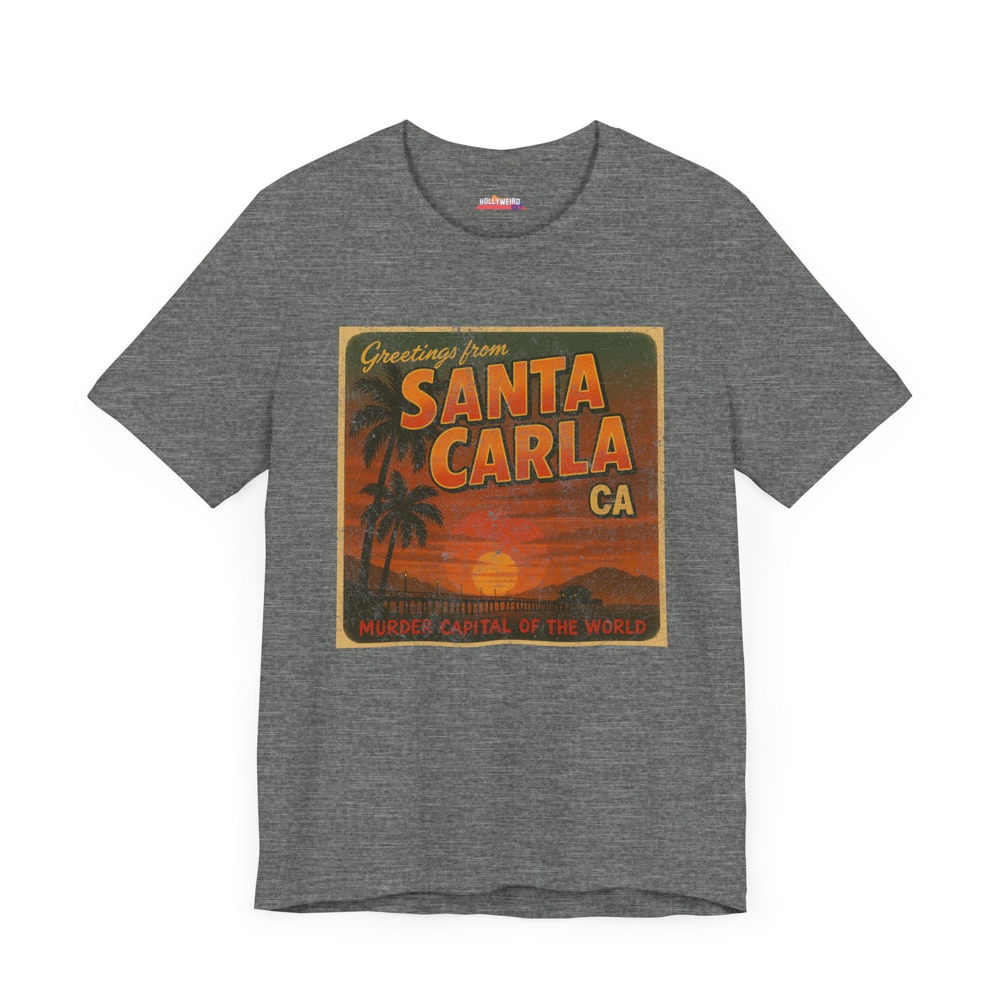 Santa Carla CA Lost Boys Inspired Unisex Tee, Vampire Movie Fan Shirt, Retro 80s Halloween Costume, Horror Movie Lover Gift, Alternative