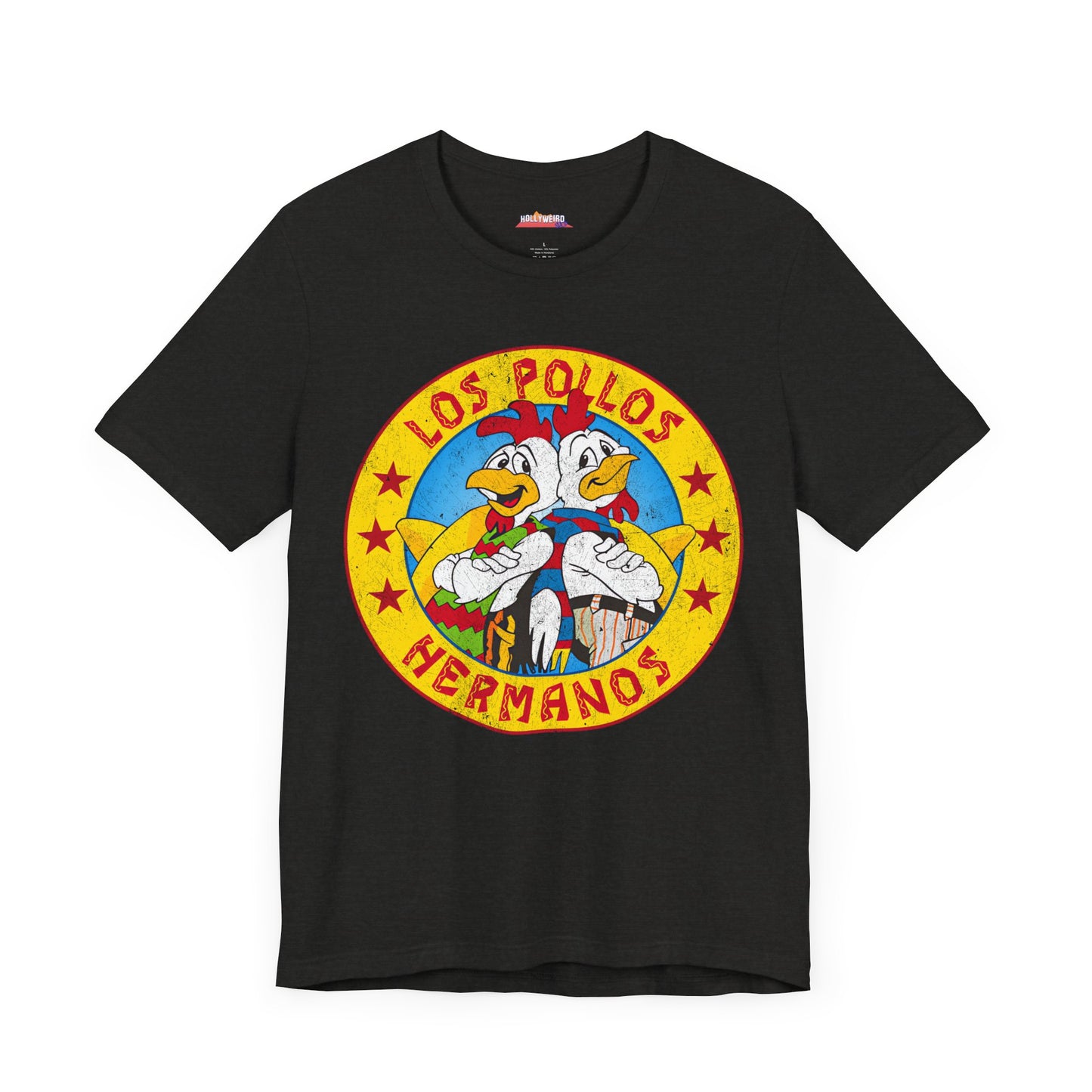 Los Pollos Hermanos Unisex T-Shirt - Breaking Bad Inspired Graphic Tee, Cool TV Show Merch, Classic Cotton Shirt, Trendy Pop Culture