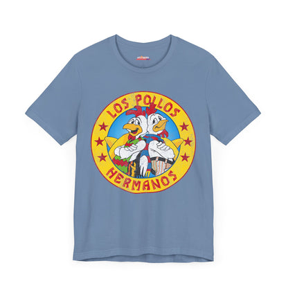 Los Pollos Hermanos Unisex T-Shirt - Breaking Bad Inspired Graphic Tee, Cool TV Show Merch, Classic Cotton Shirt, Trendy Pop Culture