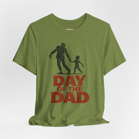 Day of the Dad Horror Movie Lover T-Shirt, Father's Day Tee, Unisex Jersey Shirt, Short Sleeve Gift for Dad, Scary Movie Fan Apparel