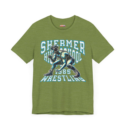 SHERMER High School Wrestling 1985 T-Shirt