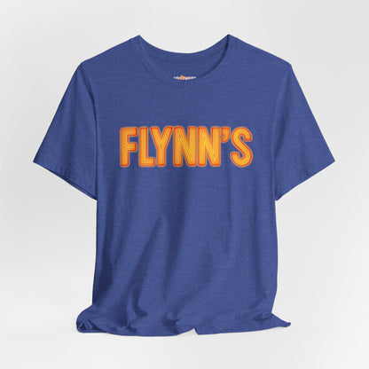 TRON Inspired Flynn's Arcade Unisex Tee, Double Sided, Identity Disc, Classic 80s Movie Fan Top, Geek Clothing, Vintage Gaming