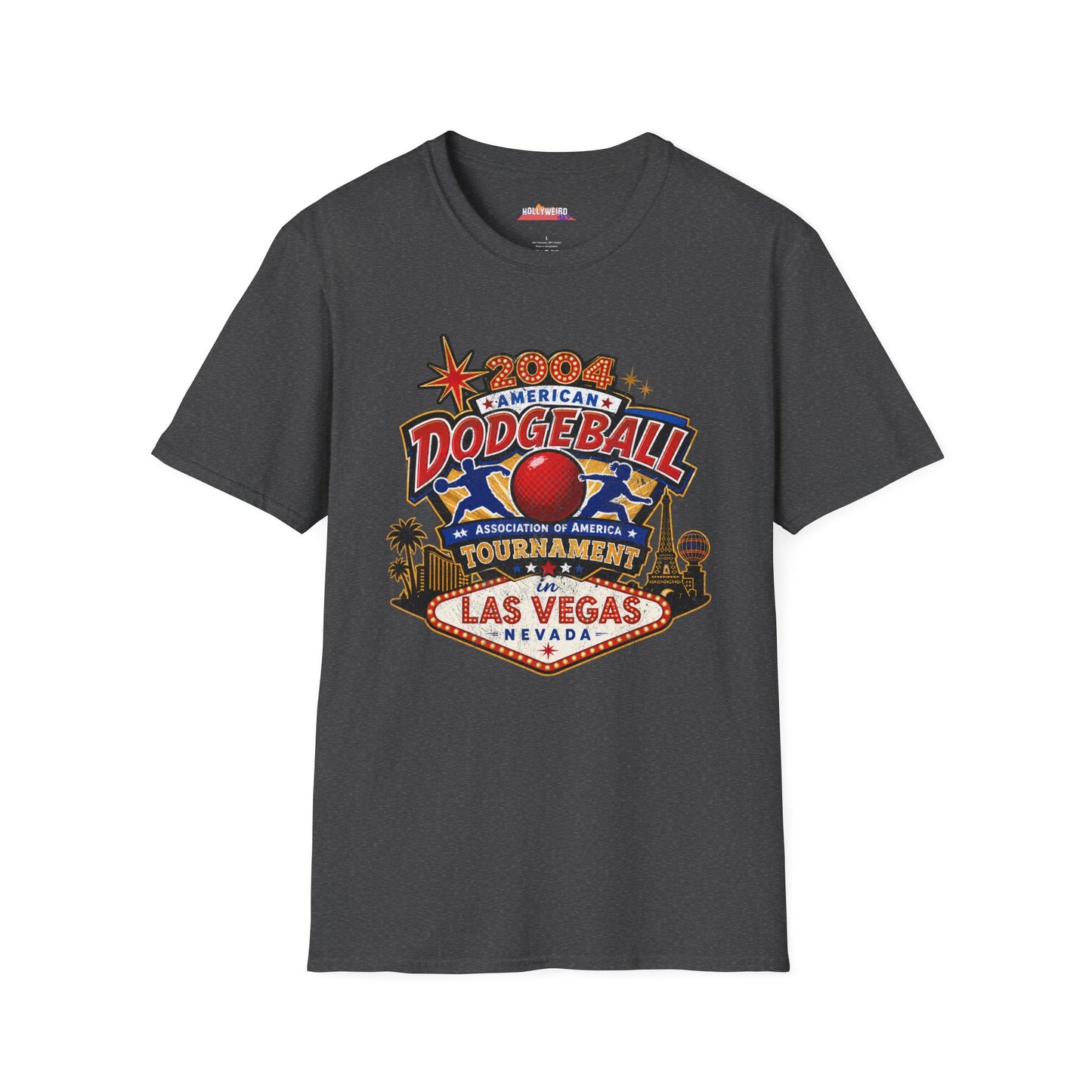 Dodgeball Movie Fan | 2004 American Dodgeball Association Tournament Las Vegas T-Shirt