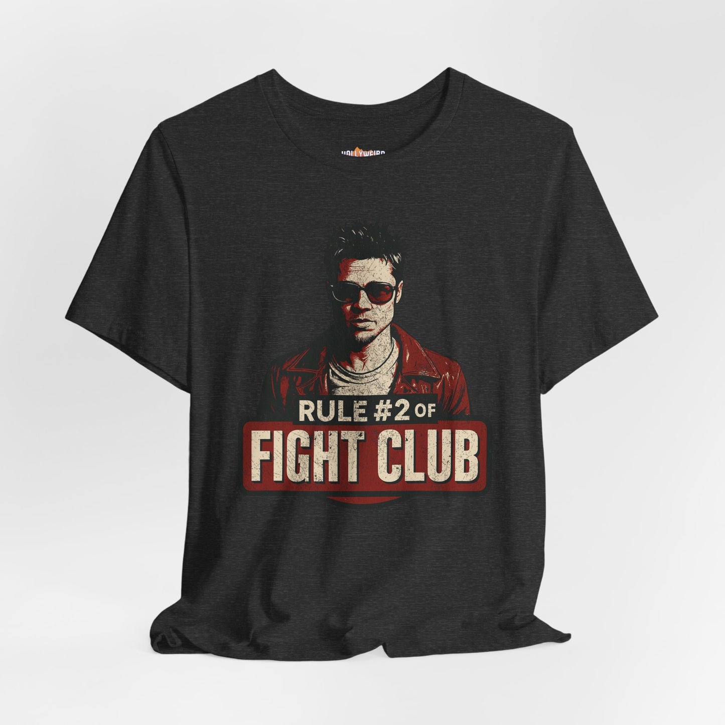 Fight Club Tyler Durden Fan T-Shirt, Unisex Tee, Rule #2 Movie Quote Shirt, Fight Club Inspired Clothing, Novelty Graphic Tee