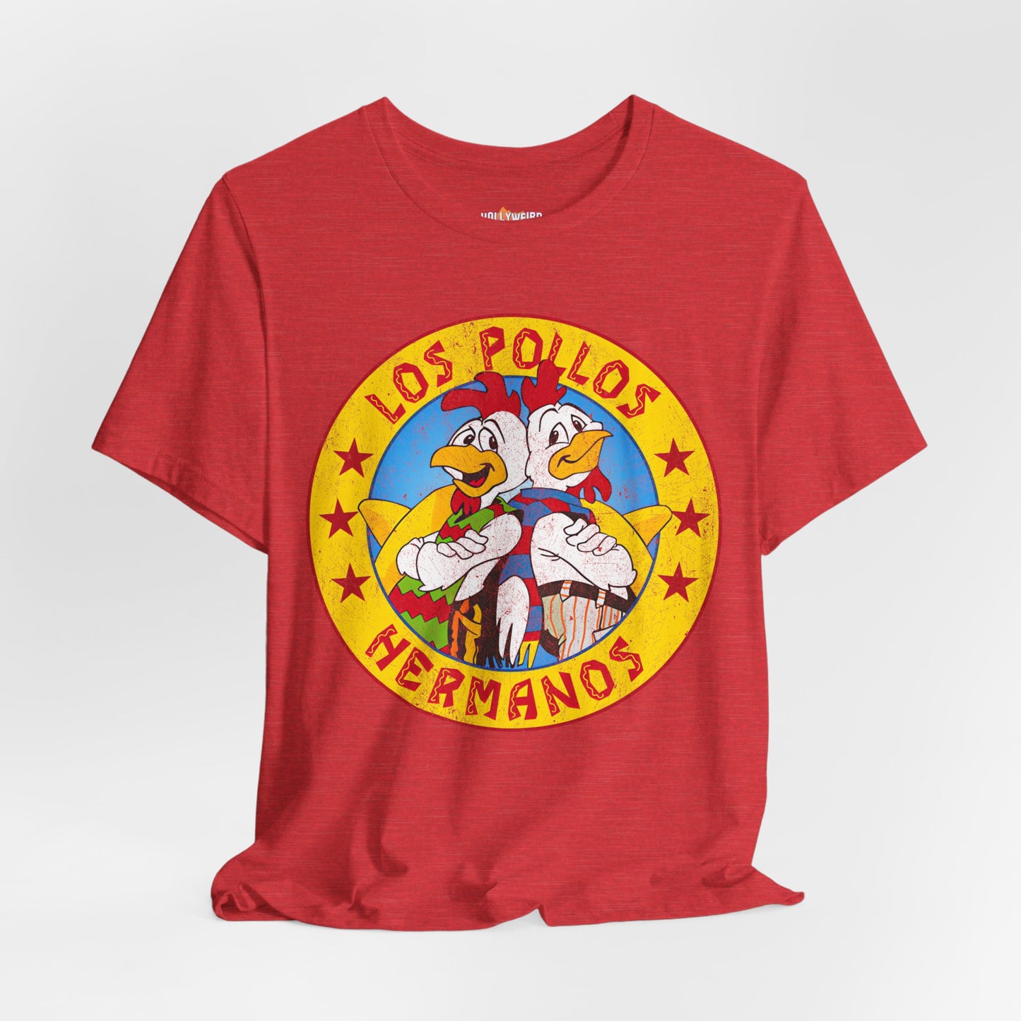 Los Pollos Hermanos Unisex T-Shirt - Breaking Bad Inspired Graphic Tee, Cool TV Show Merch, Classic Cotton Shirt, Trendy Pop Culture
