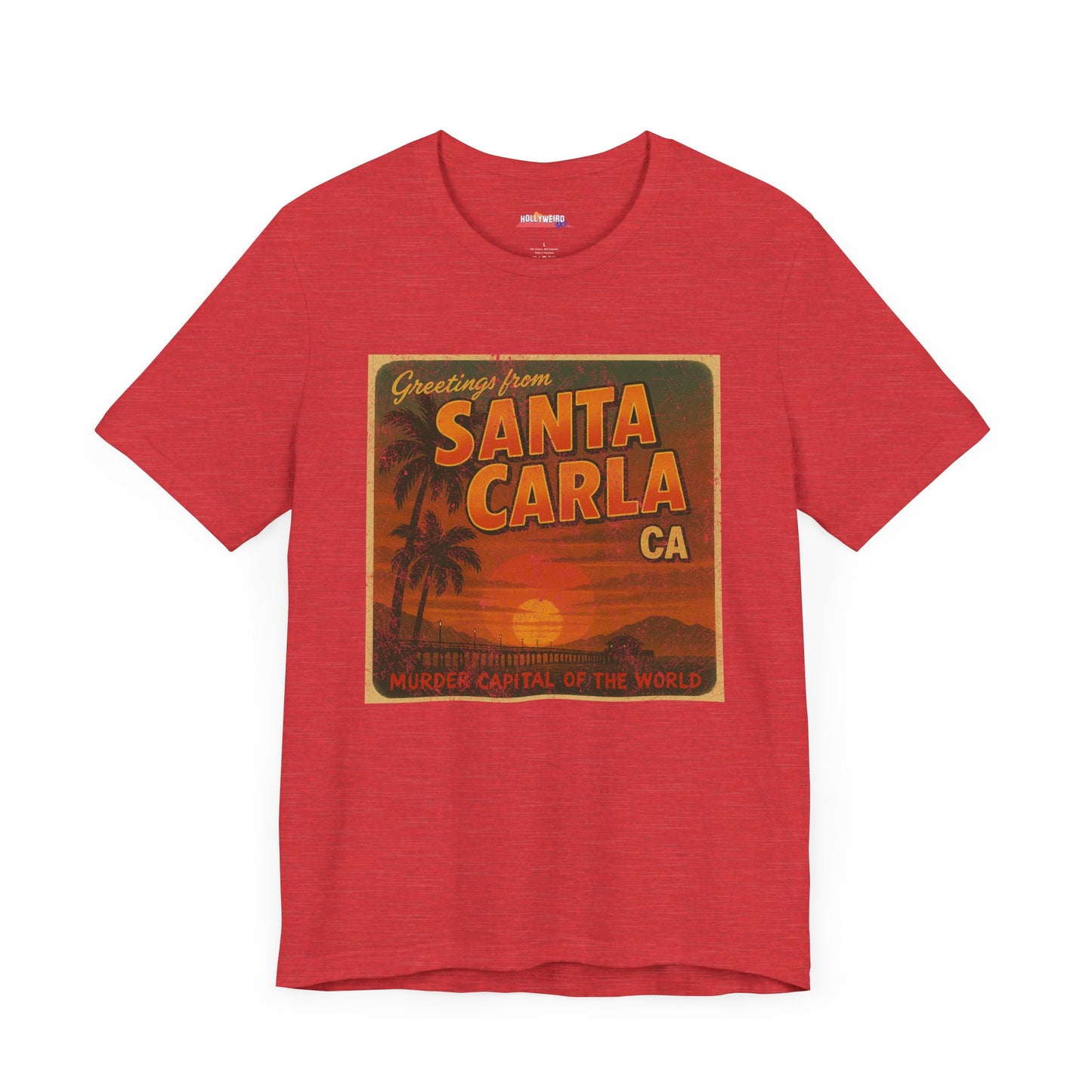 Santa Carla CA Lost Boys Inspired Unisex Tee, Vampire Movie Fan Shirt, Retro 80s Halloween Costume, Horror Movie Lover Gift, Alternative