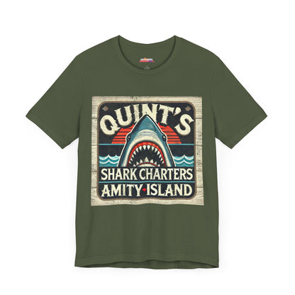 QUINT'S Shark Charters Tee V2 - Catch the Adventure