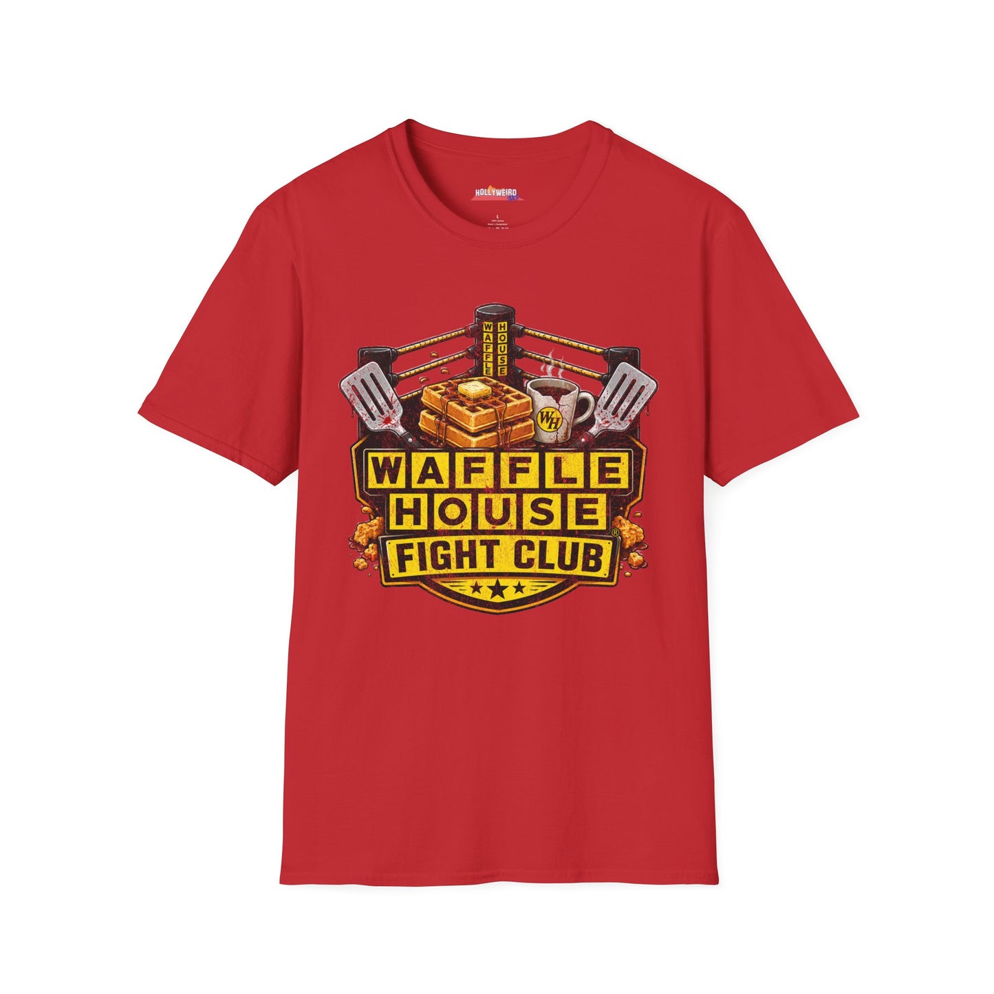 Waffle House Fight Club T-Shirt | Fun Restaurant Tee