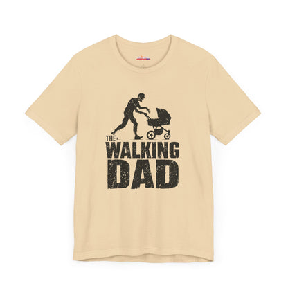 The Walking Dad Horror Movie Lover Tee, Unisex Jersey Shirt, Father's Day T-shirt Gift, Scary Film Fan Top