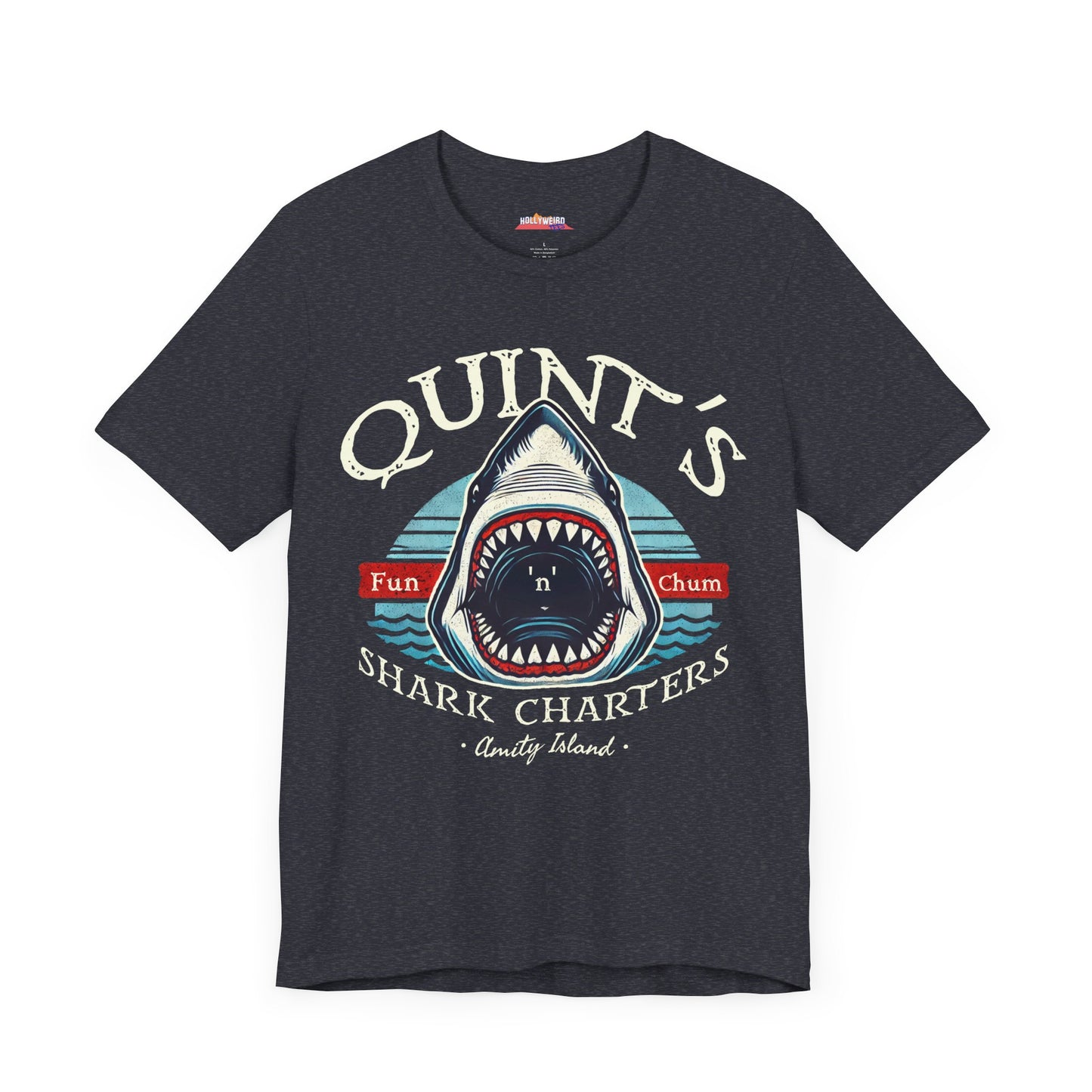 QUINT'S Shark Charters Tee V1 - Essential Oceanic Gear