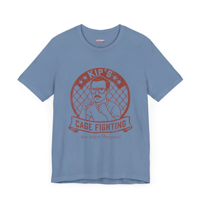 Kip's Cage Fighting T-Shirt, Men's Graphic Tee, Women's MMA Shirt, Martial Arts Top, Unisex Boxing Apparel