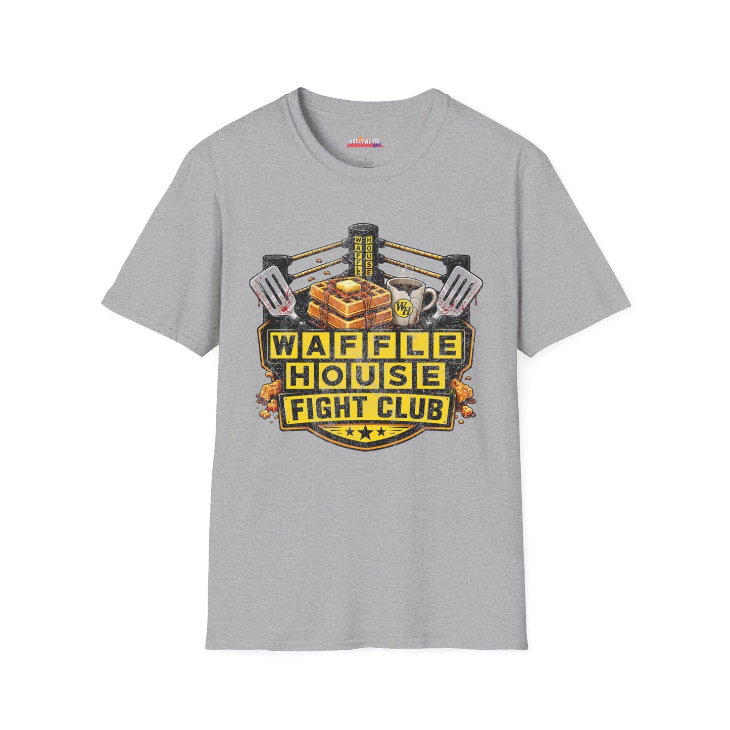 Waffle House Fight Club T-Shirt | Fun Restaurant Tee