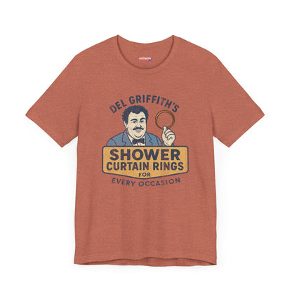 Del Griffith's Shower Curtain Rings Unisex T-Shirt