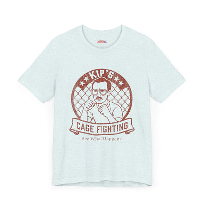 Kip's Cage Fighting T-Shirt, Men's Graphic Tee, Women's MMA Shirt, Martial Arts Top, Unisex Boxing Apparel