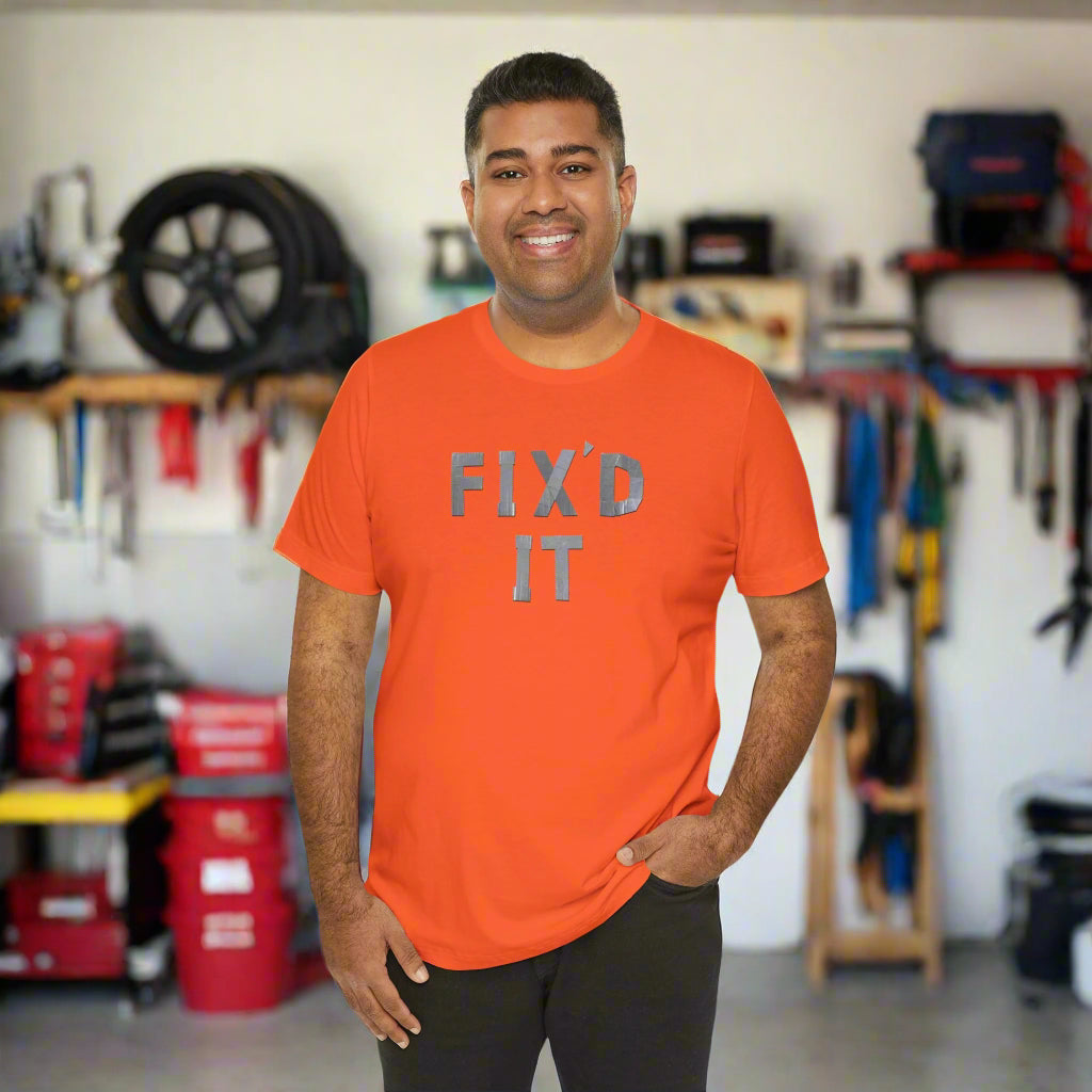 Fix'd it "Duct Tape" funny T-Shirt for DIY Dad, Unisex Tee, DIY Dad Shirt, DIYer Shirt