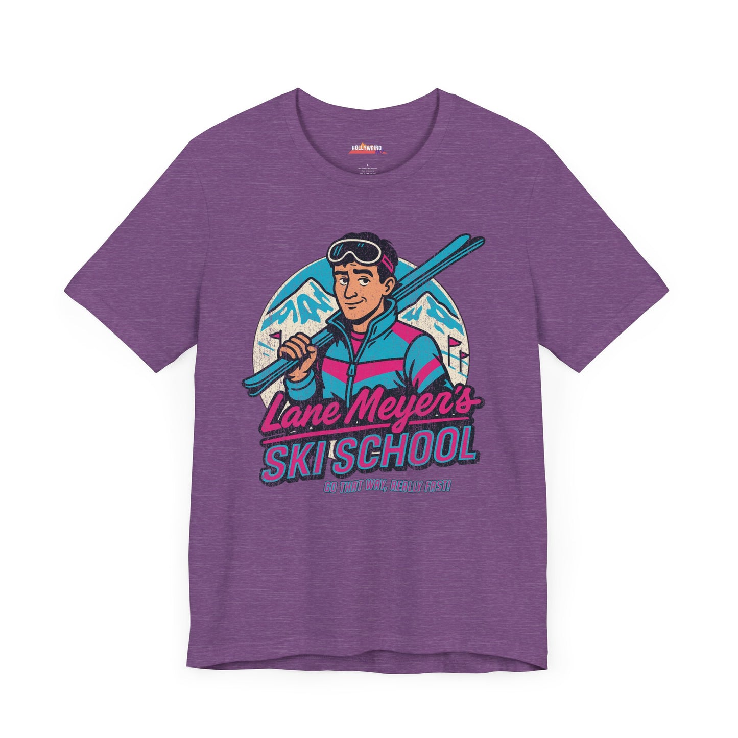 Lane Meyer's Ski School Inspired by Better Off Dead T-Shirt, Funny Retro Skiing Tee, Unisex Ski Lover Gift, Vintage Movie Quote Shirt, 80s