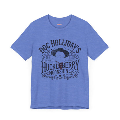 Doc Holliday's Huckleberry Moonshine T-Shirt - Unique Find