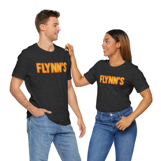 TRON Inspired Flynn's Arcade Unisex Tee, Double Sided, Identity Disc, Classic 80s Movie Fan Top, Geek Clothing, Vintage Gaming