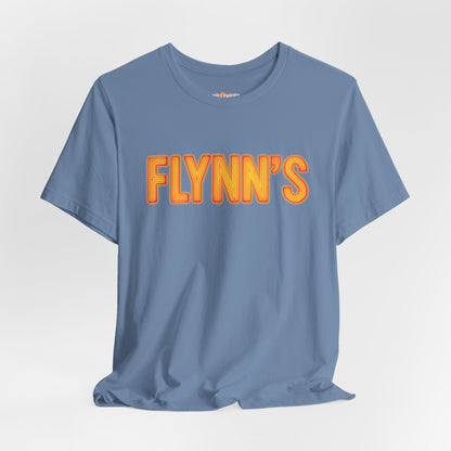 TRON Inspired Flynn's Arcade Unisex Tee, Double Sided, Identity Disc, Classic 80s Movie Fan Top, Geek Clothing, Vintage Gaming