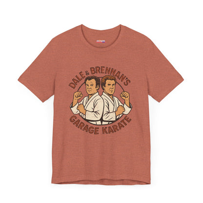Dale & Brennan's Garage Karate Unisex Tee, Step Brothers Shirt, Funny Movie Quote Gift, Short Sleeve Top, Comedy Fan Apparel