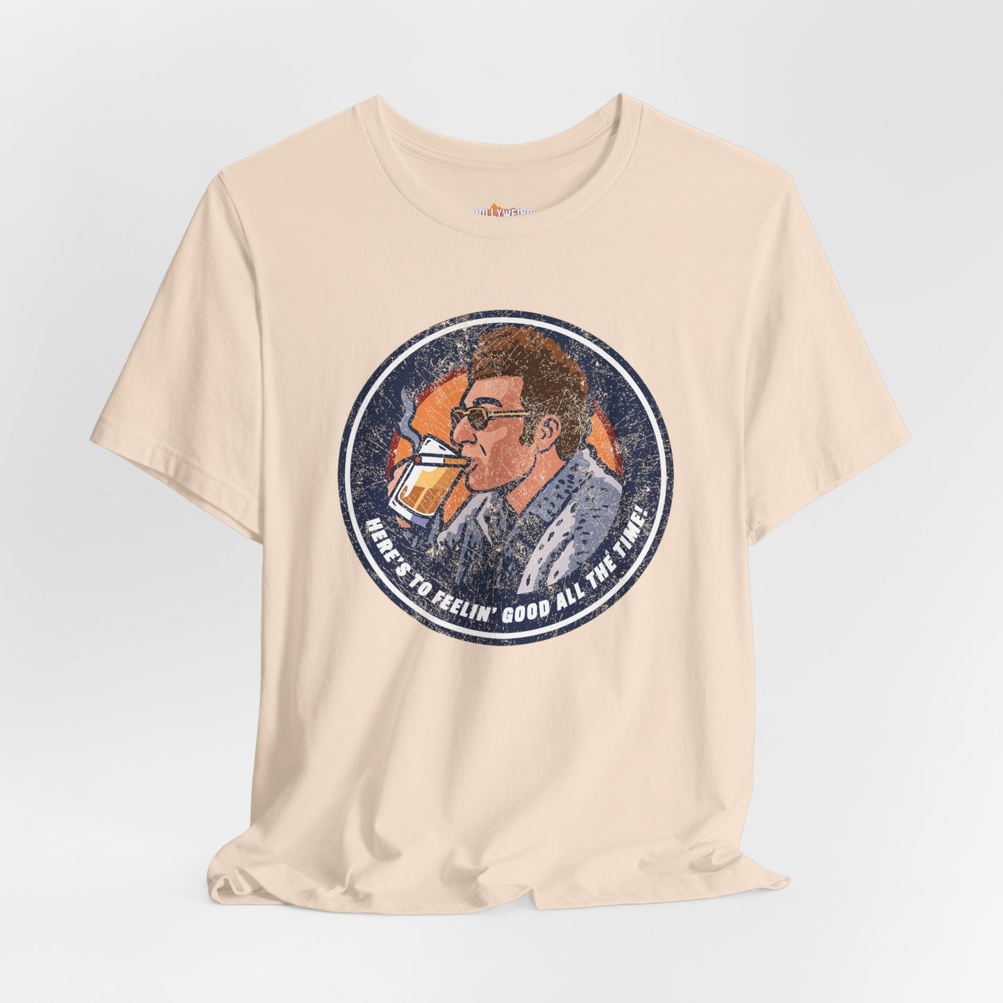 Seinfeld Inspired T-Shirt, Funny Kramer Shirt, Feelin Good Unisex Tee, Comfy Short Sleeve Top, Cool Graphic Tee