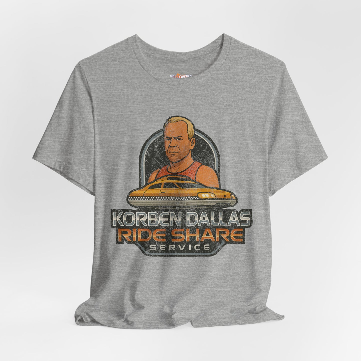 Korben Dallas Rideshare Service T-Shirt, The Fifth Element Tee, Movie Inspired Shirt, Unisex Jersey Tee, Sci-Fi Fan Gift