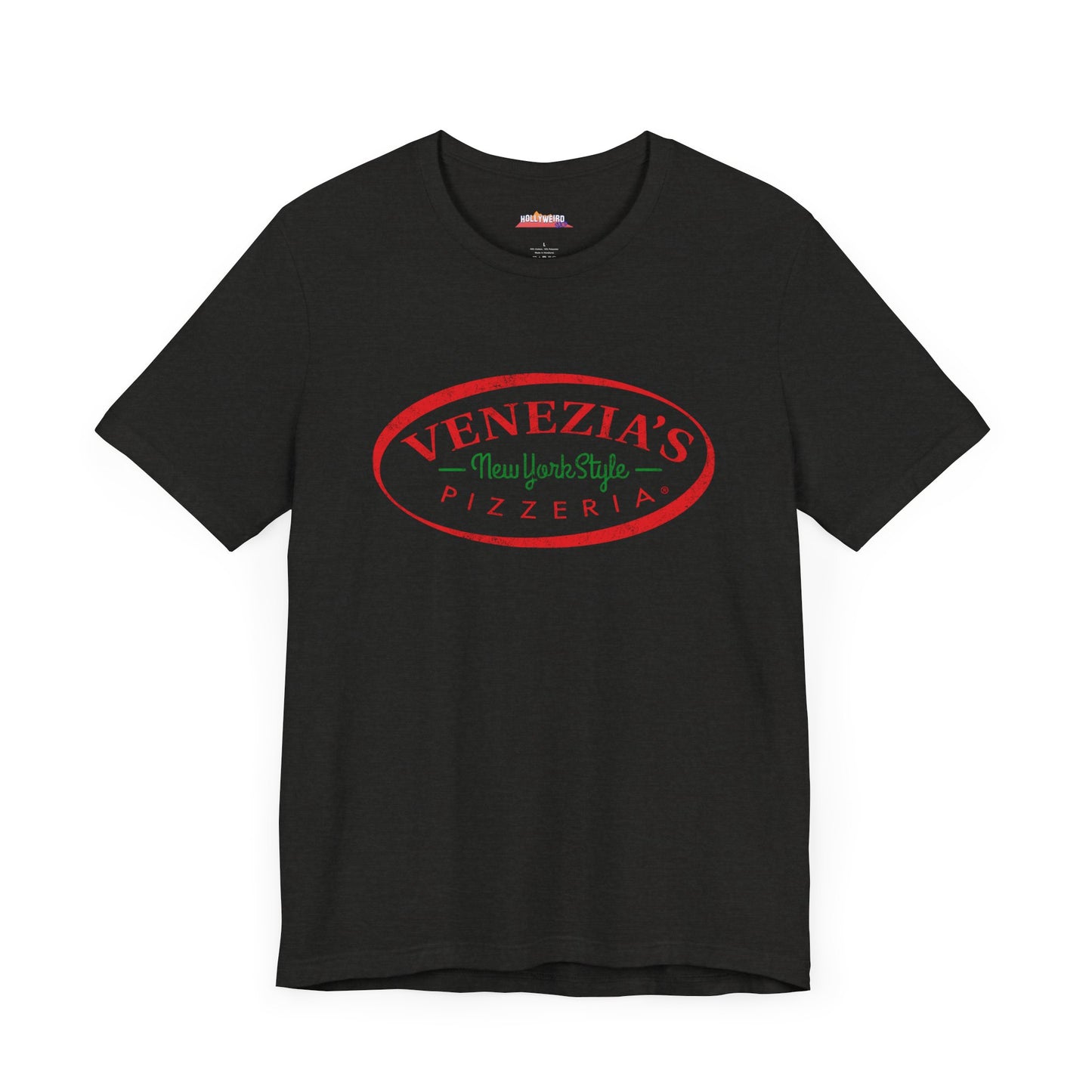 Venezia's New York Style Pizzeria Unisex T-Shirt - Foodie Gift, Pizza Lover Tee, Italian Cuisine, Restaurant Shirt, Pizzeria Apparel