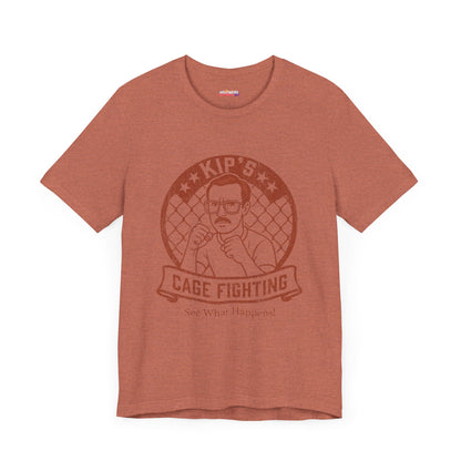 Kip's Cage Fighting T-Shirt, Men's Graphic Tee, Women's MMA Shirt, Martial Arts Top, Unisex Boxing Apparel