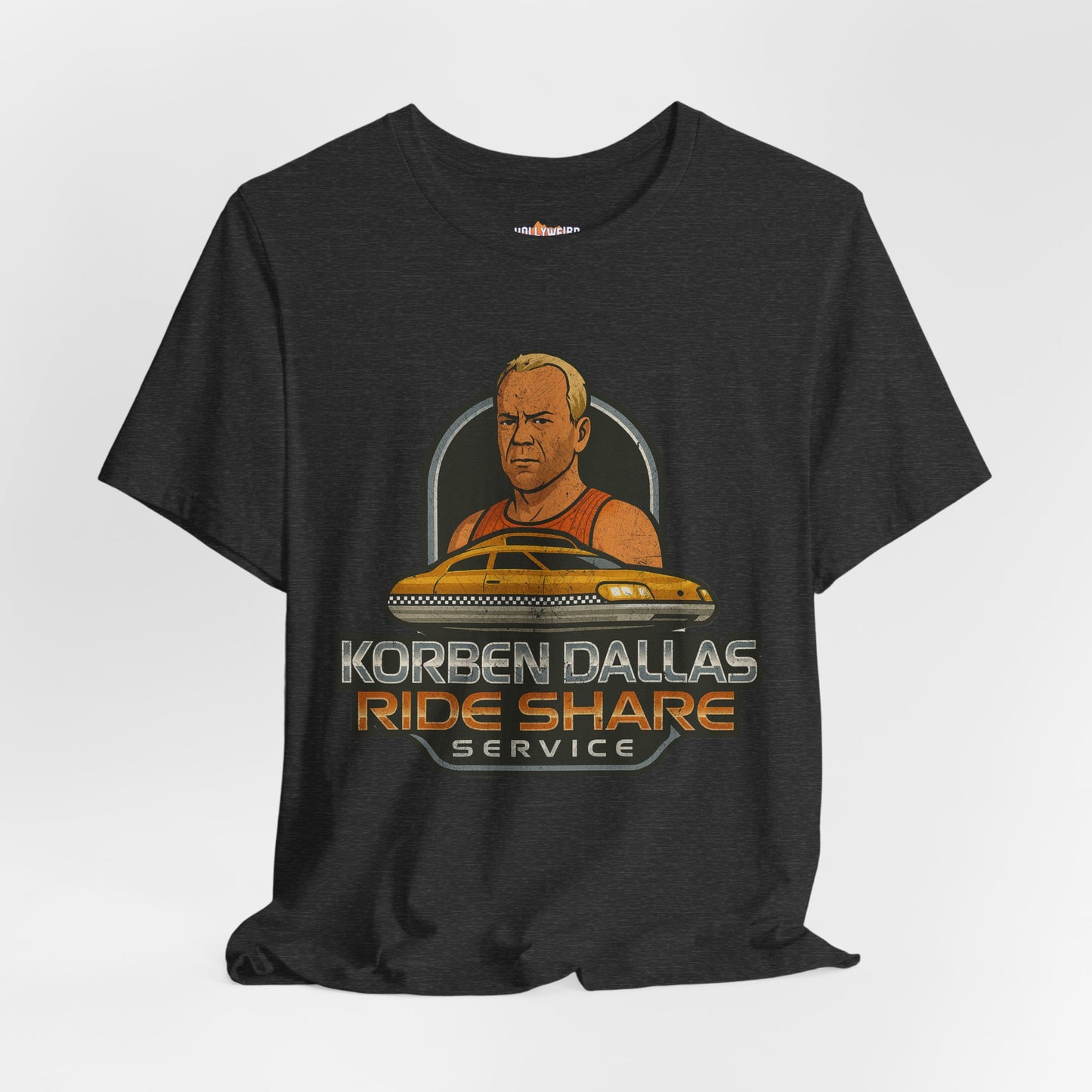 Korben Dallas Rideshare Service T-Shirt, The Fifth Element Tee, Movie Inspired Shirt, Unisex Jersey Tee, Sci-Fi Fan Gift