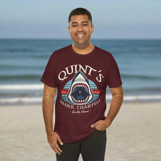 QUINT'S Shark Charters Tee V1 - Essential Oceanic Gear