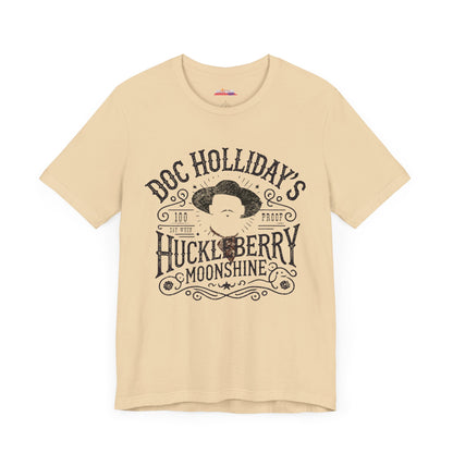 Doc Holliday's Huckleberry Moonshine T-Shirt - Unique Find