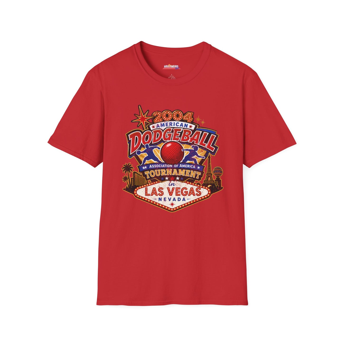 Dodgeball Movie Fan | 2004 American Dodgeball Association Tournament Las Vegas T-Shirt