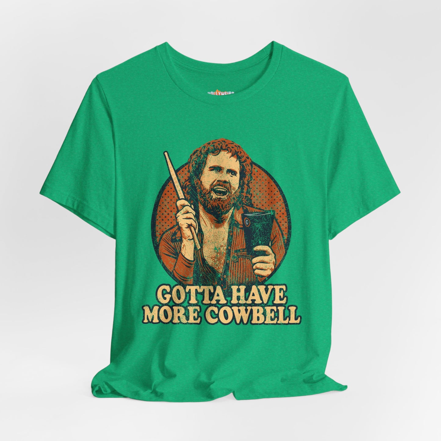 Cowbell Fan Tee, Will Ferrell SNL Shirt, Unisex Graphic T-Shirt, Funny Music Lover Top, Gift for Comedy Fan, Jersey Tee