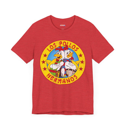 Los Pollos Hermanos Unisex T-Shirt - Breaking Bad Inspired Graphic Tee, Cool TV Show Merch, Classic Cotton Shirt, Trendy Pop Culture