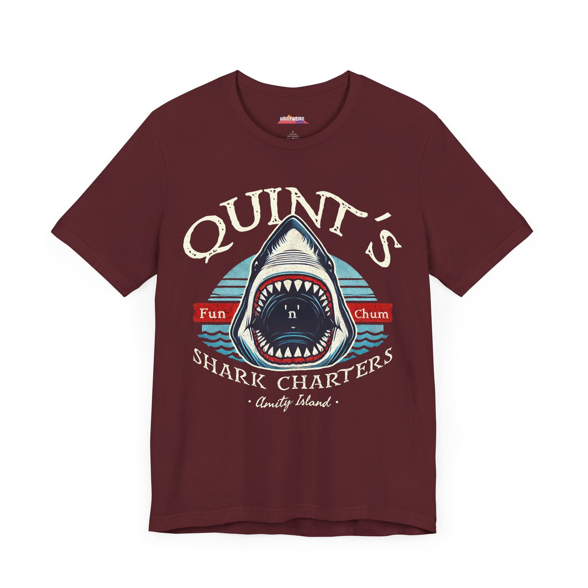 QUINT'S Shark Charters Tee V1 - Essential Oceanic Gear