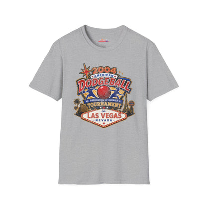 Dodgeball Movie Fan | 2004 American Dodgeball Association Tournament Las Vegas T-Shirt