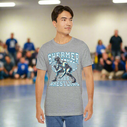 SHERMER High School Wrestling 1985 T-Shirt