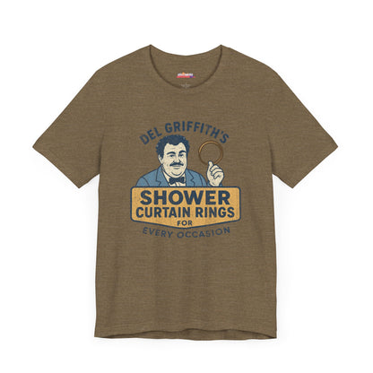 Del Griffith's Shower Curtain Rings Unisex T-Shirt