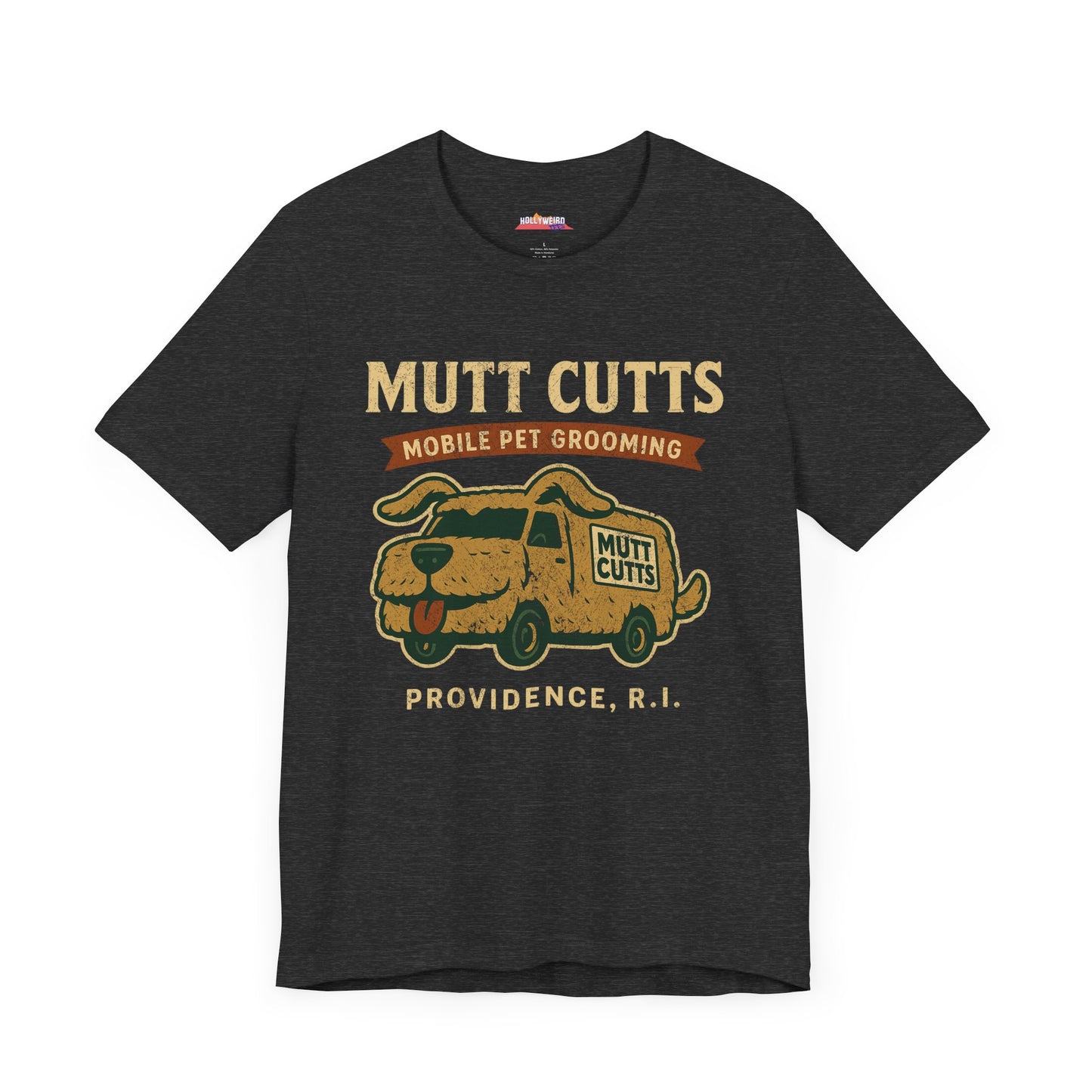 MUTT CUTTS Mobile Pet Groom T-Shirt, Dog Lover Tee, Animal Groomer Shirt, Funny Graphic Tee, Pet Salon Top, Dog Grooming Apparel