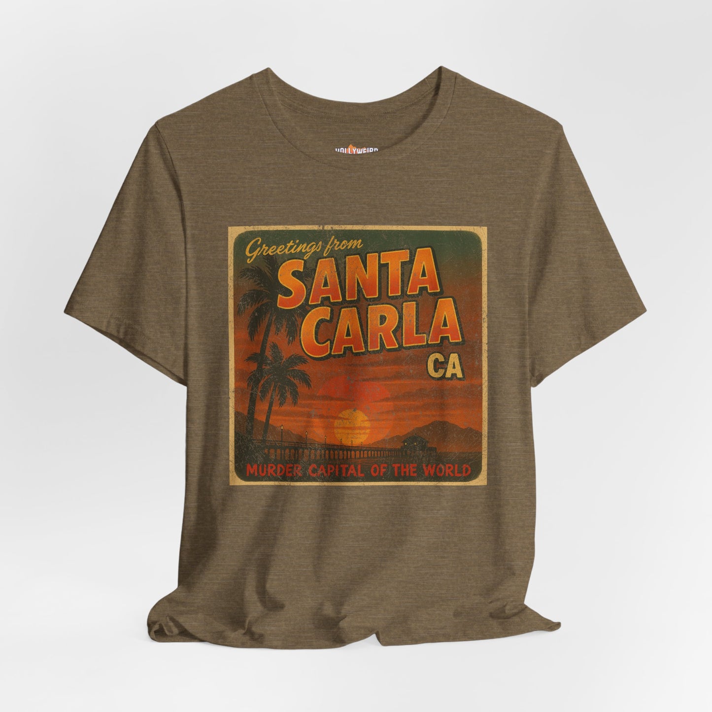 Santa Carla CA Lost Boys Inspired Unisex Tee, Vampire Movie Fan Shirt, Retro 80s Halloween Costume, Horror Movie Lover Gift, Alternative