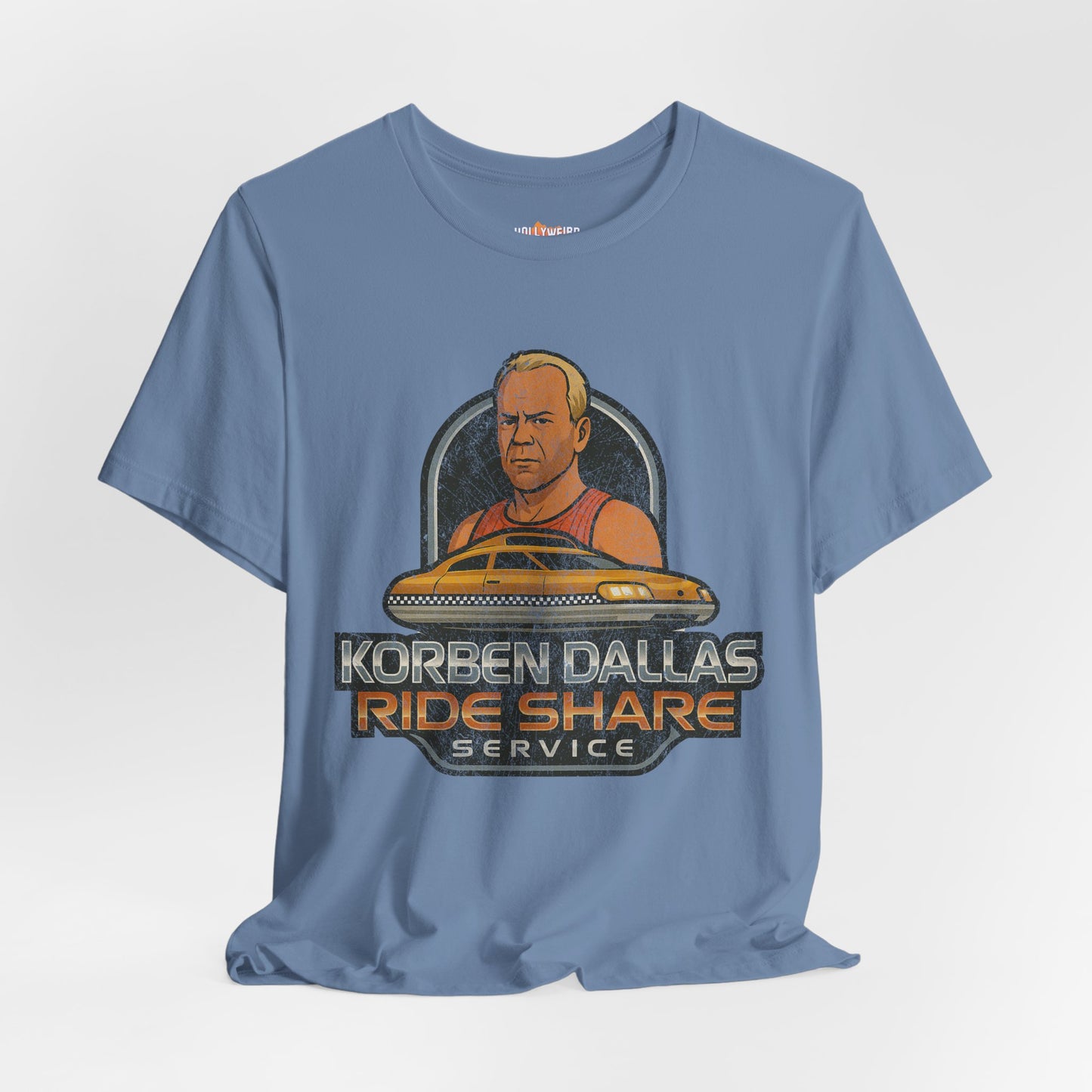 Korben Dallas Rideshare Service T-Shirt, The Fifth Element Tee, Movie Inspired Shirt, Unisex Jersey Tee, Sci-Fi Fan Gift