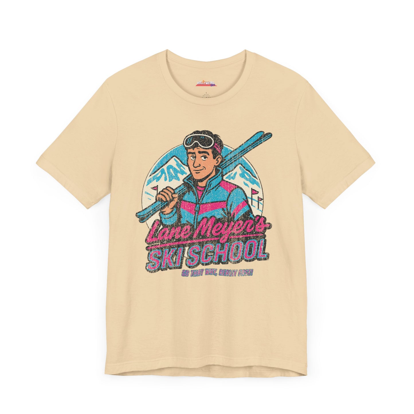 Lane Meyer's Ski School Inspired by Better Off Dead T-Shirt, Funny Retro Skiing Tee, Unisex Ski Lover Gift, Vintage Movie Quote Shirt, 80s