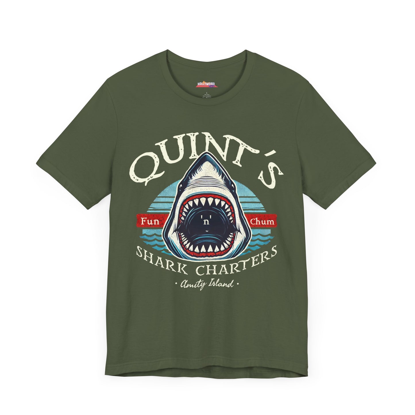 QUINT'S Shark Charters Tee V1 - Essential Oceanic Gear